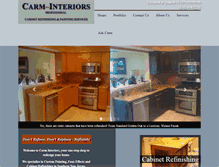 Tablet Screenshot of carminteriors.com